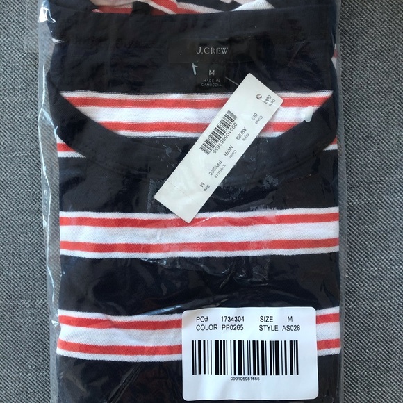 J. Crew | 3/4 slub cotton T-shirt NWT - Picture 2 of 3